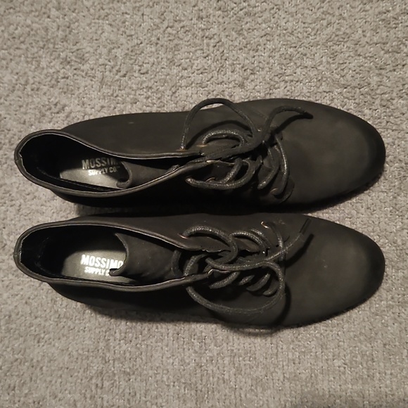 Black high heel platform booties - Picture 2 of 6